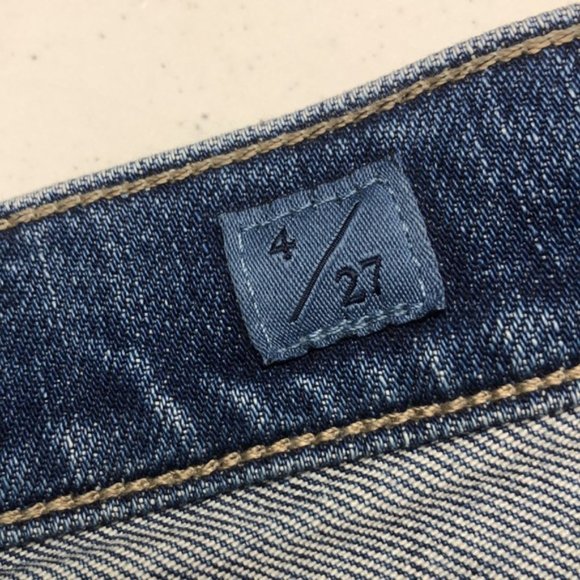 VINTAGE LUCKY BRAND JEAN CUTOFFS  4/27 🍀 - Picture 4 of 9